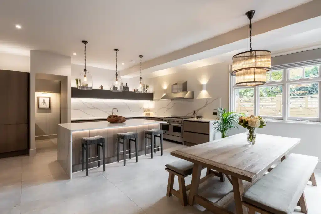 Oxted - Residential Marble Kitchen - The Reigate Marble Shop