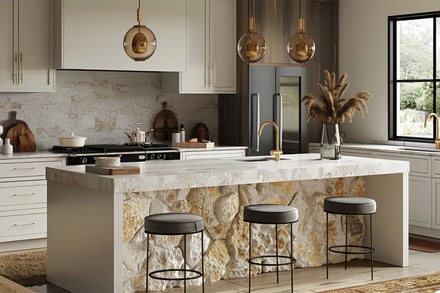 Marble Kitchen Worktop - The Marble Shop Reigate-